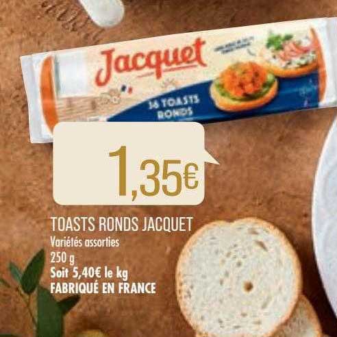 Toasts Ronds Jacquet