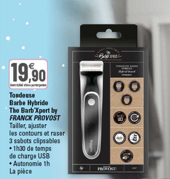 tondeuse barbe hybride the barb'xpert by franck provost