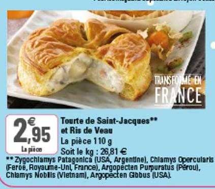 Tourte De Saint-jacques Et Risde Veau