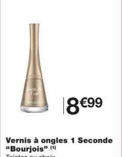 vernis à ongles 1 seconde "bourjois"