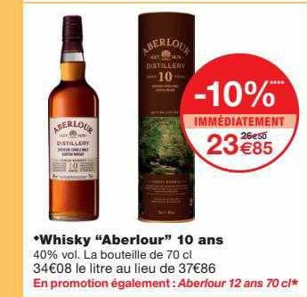 whisky "aberlour" 10 ans
