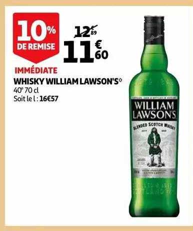 whisky william lawson's