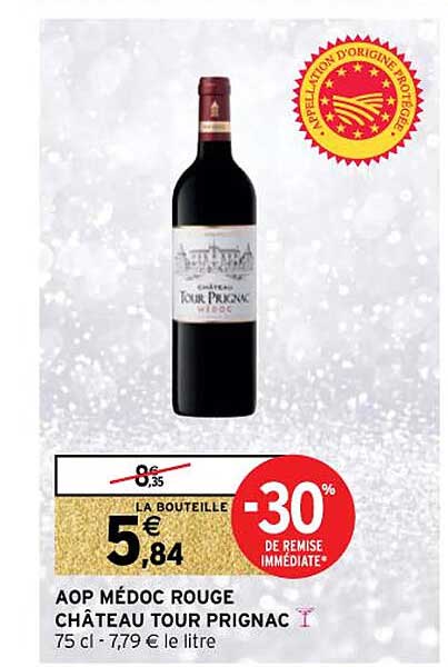 aop médoc rouge château tour prignac