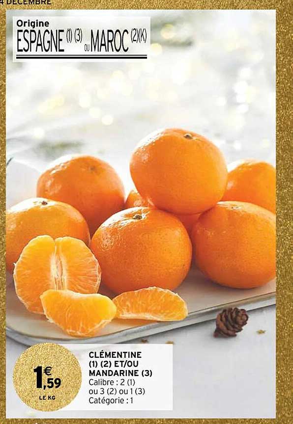 clémentine et-ou mandarine