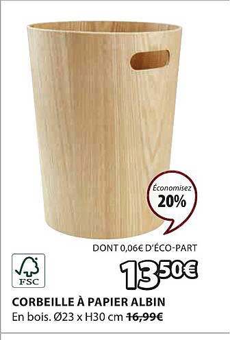 corbeille à papier albin