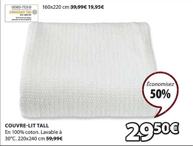 couvre-lit tall