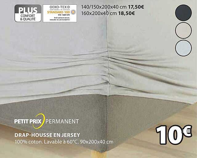 drap-housse jersey