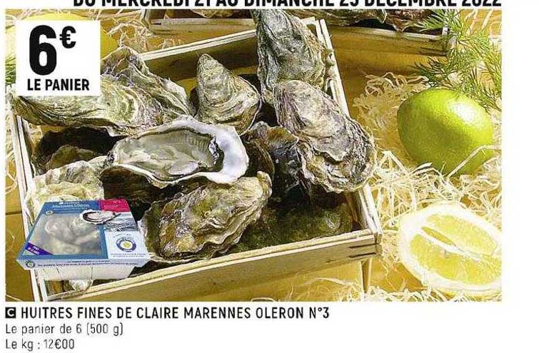 huîtres fines de claire marennes oléron n°3