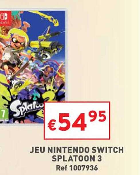 jeu nintendo switch splatoon 3