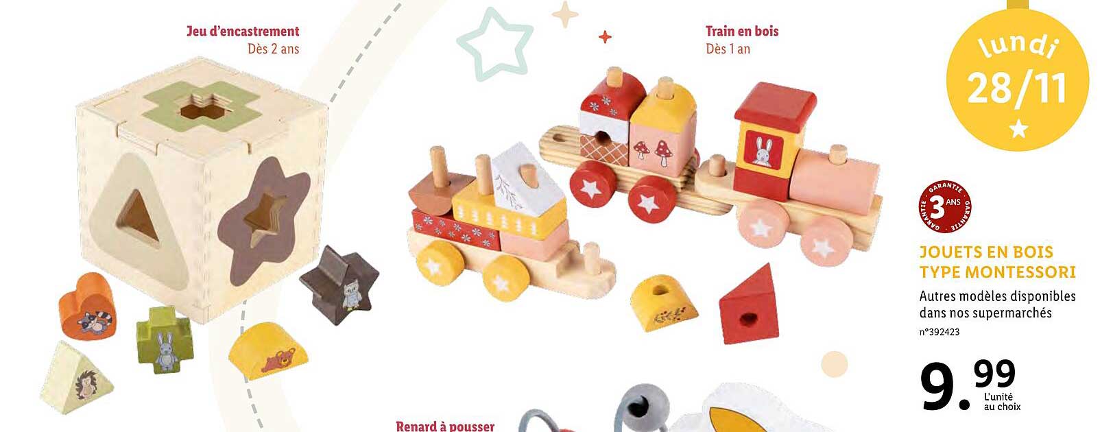 Jouet En Bois Type Montessori