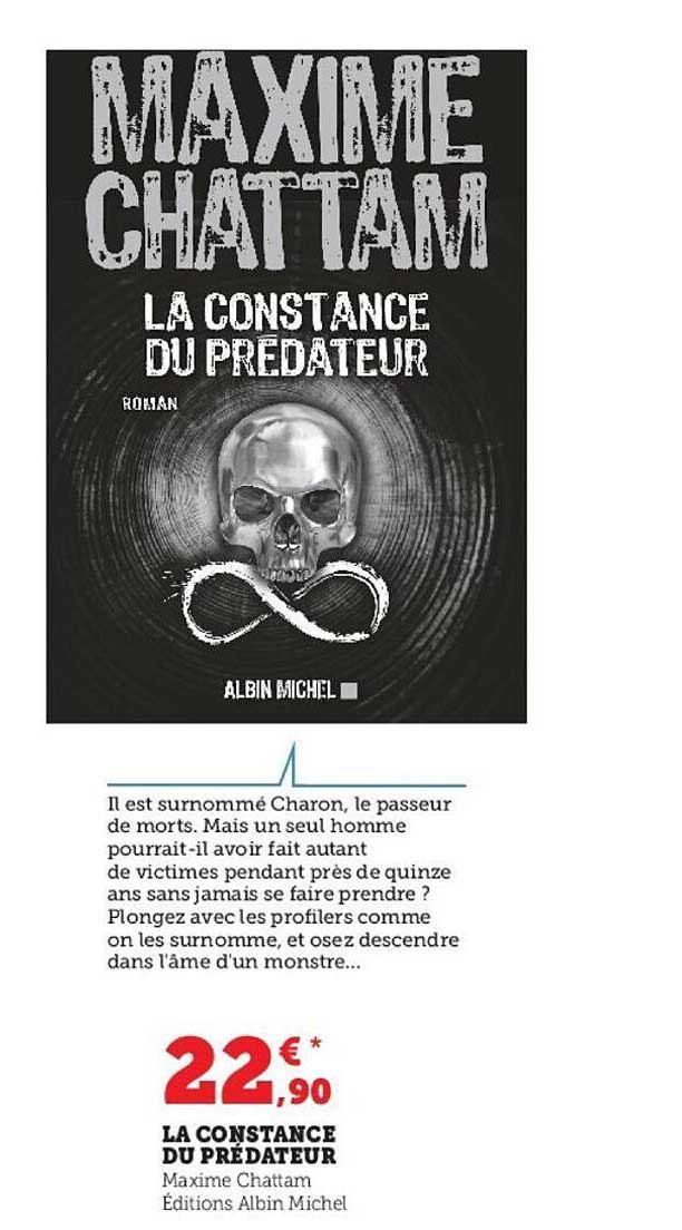 La Constance Du Prédateur - Maxime Chattam