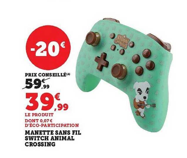 manette sans fil switch animal crossing