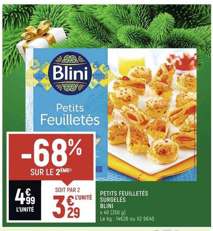 Petits Feuilletés Surgelés Blini