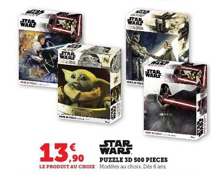 puzzle 3d 500 pièces star wars