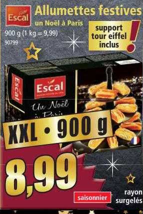 allumettes festives un noël à paris escal