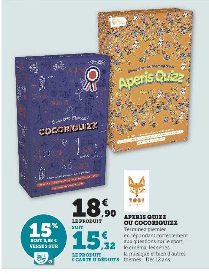 apéris quizz ou cocoriquizz