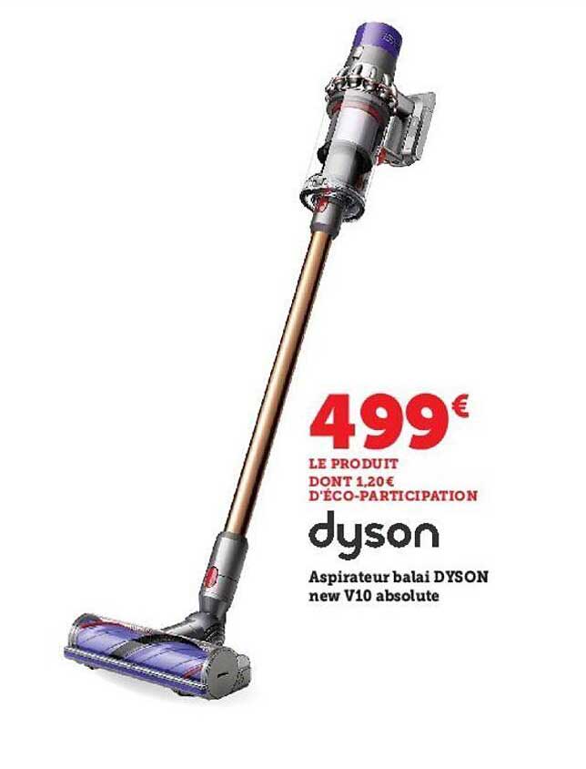 aspirateur balai dyson new v10 absolute dyson