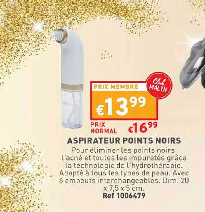 Aspirateur Points Noirs