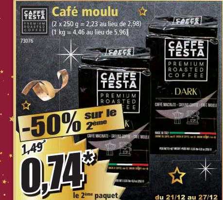 café moulu caffe testa