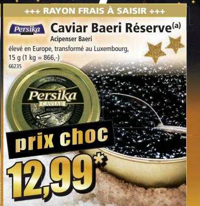caviar baeri réserve acipenser baeri persika