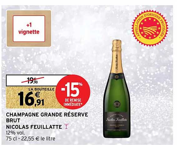 champagne grande réserve brut nicolas feuillatte