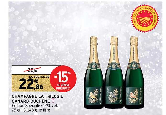 champagne la trilogie canard-duchêne