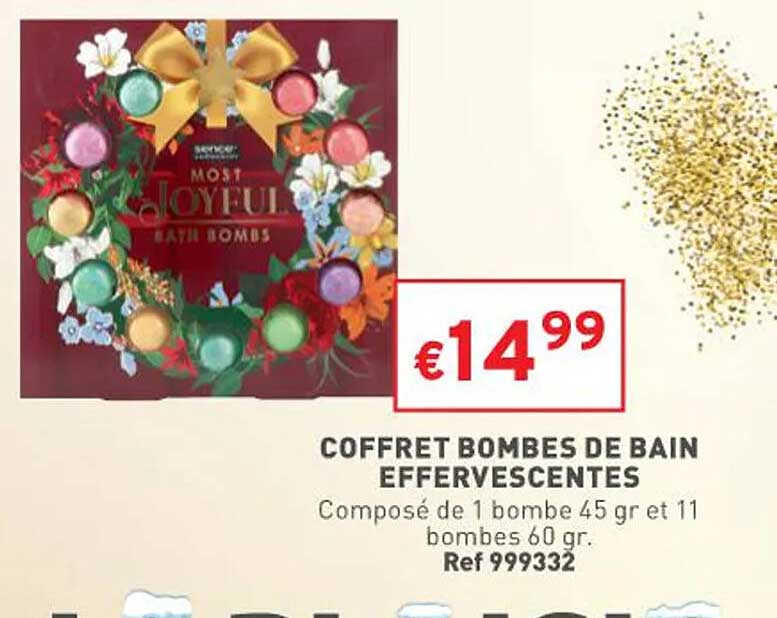 coffret bombes de bain effervescentes