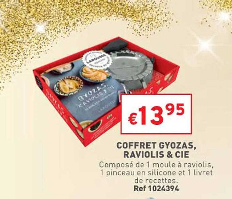 Coffret Gyozas, Raviolis & Cie