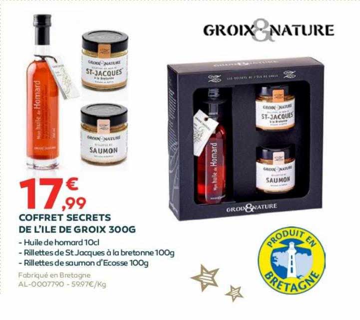 coffret secrets de l'île de groix 300 g