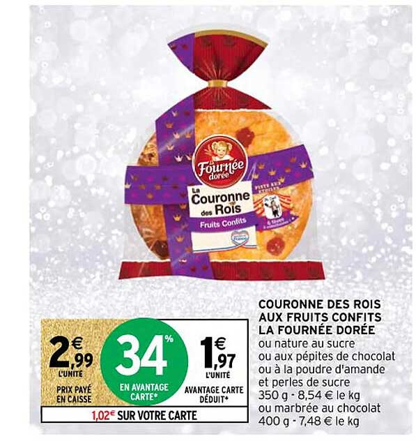 couronne des rois aux fruits confits la fournée dorée