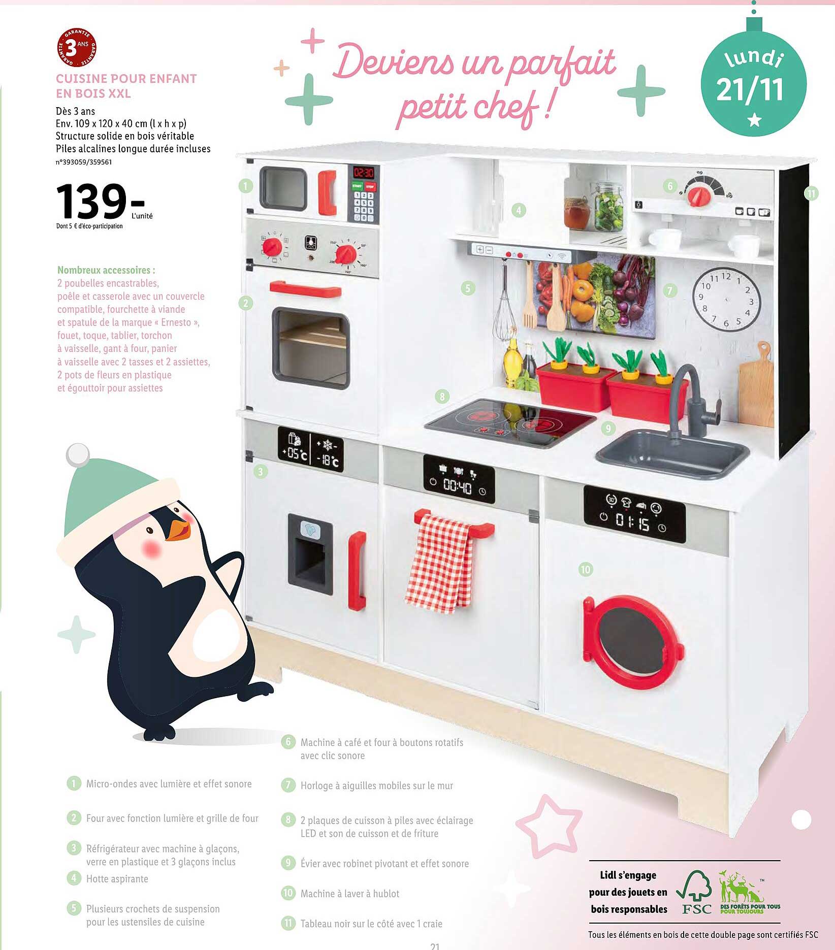 Cuisine Pour Enfant En Bois Xxl