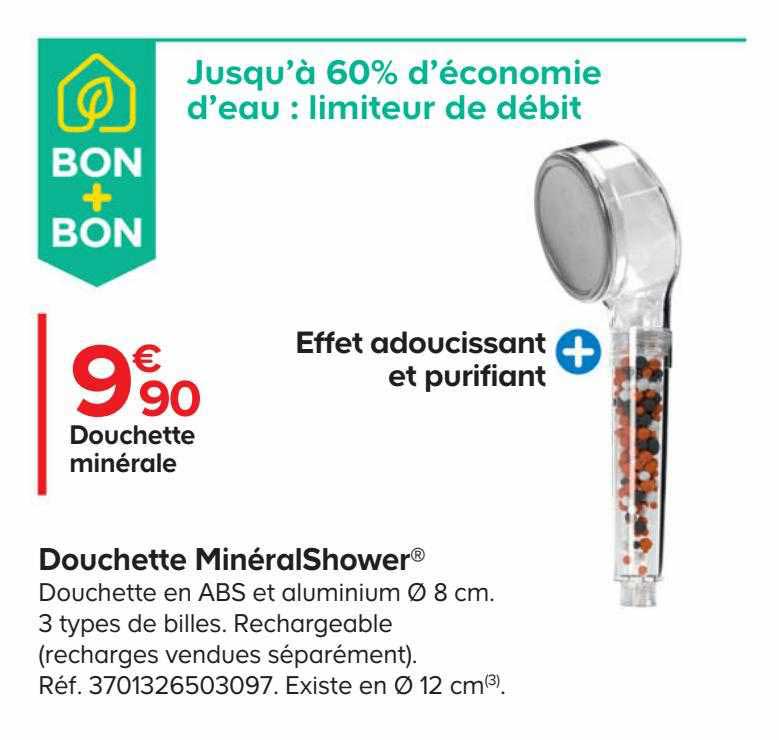 douchette minérale shower