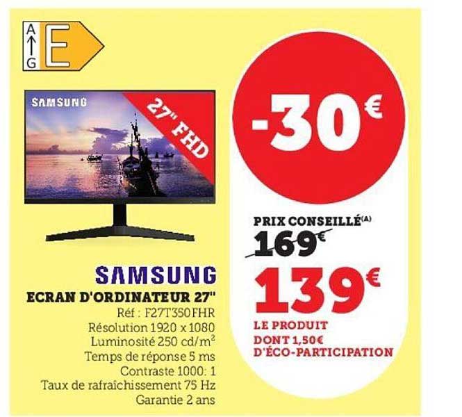 écran D'ordinateur 27" Samsung
