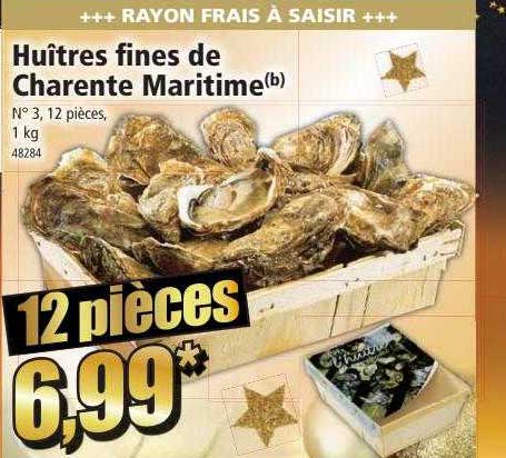 Huîtres Fines De Charente Maritime