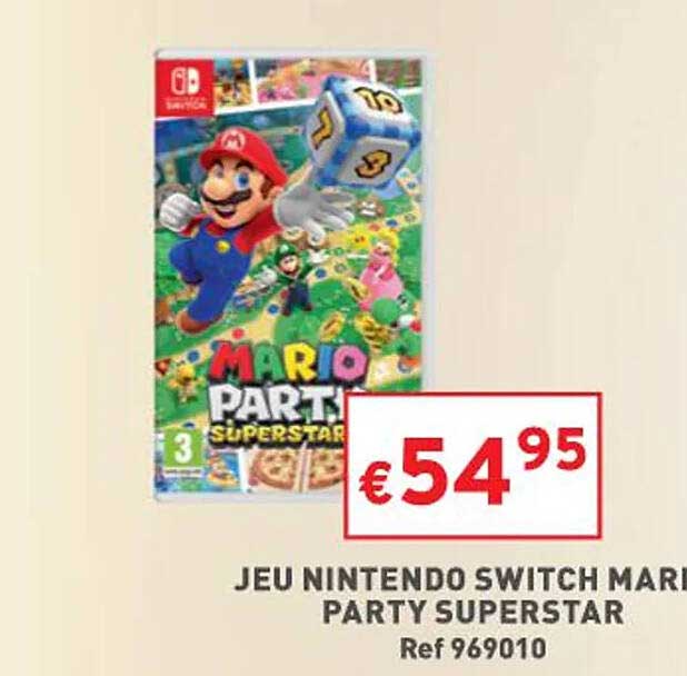 jeu nintendo switch mario party superstar