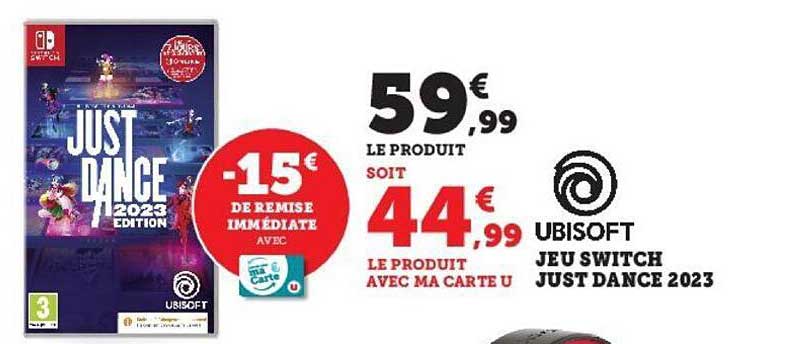 jeu switch just dance 2023 ubisoft