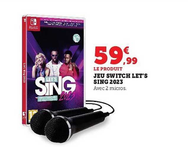 jeu switch let's sing 2023