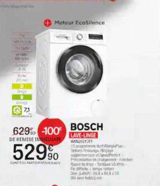 lave-linge bosch