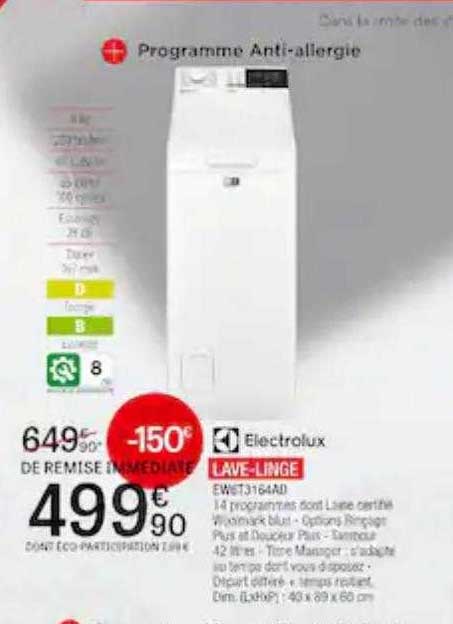 lave-linge electrolux