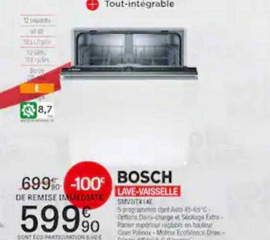 lave-vaisselle bosch