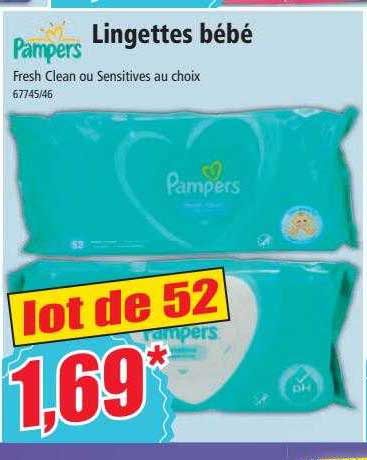 Lingettes Bébé Pampers
