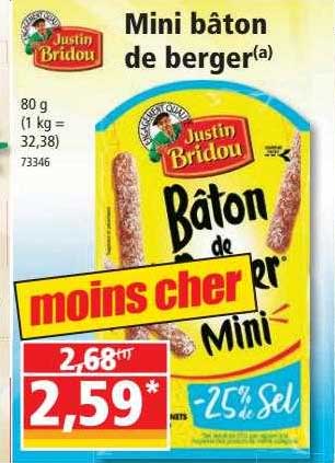 mini bâton de berger justin bridou
