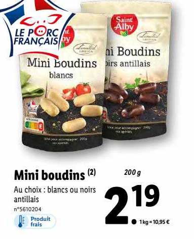 mini boudins saint alby