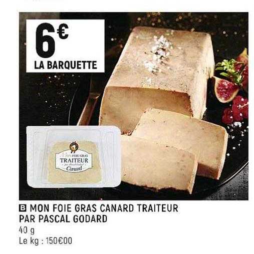 mon foie gras canard traiteur par pascal godard