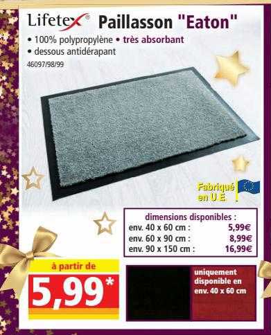 paillasson "eaton" lifetex