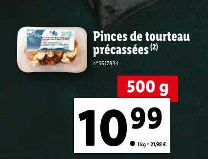 pinces de tourteau précassées