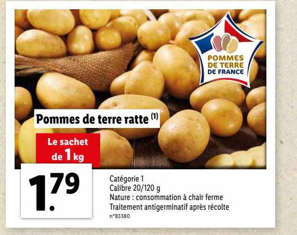pommes de terre ratte
