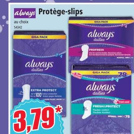 protège-slips always