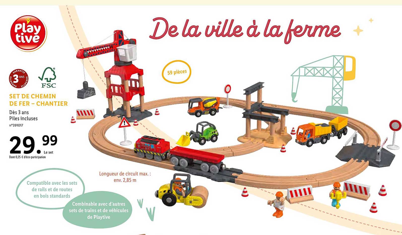 set de chemin de fer - chantier play tive