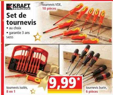 set de tournevis kraft werkzeuge